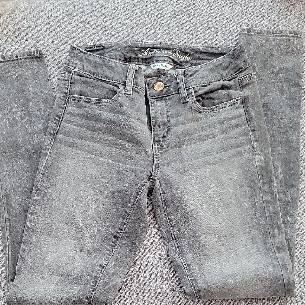 American Eagle Outfitters Women's Gray Jeans